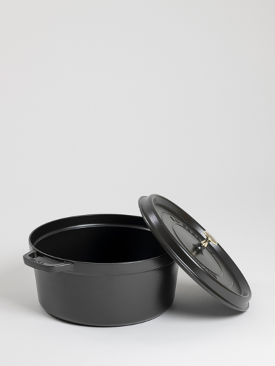 Staub Round La Coquette - Black - 20cm